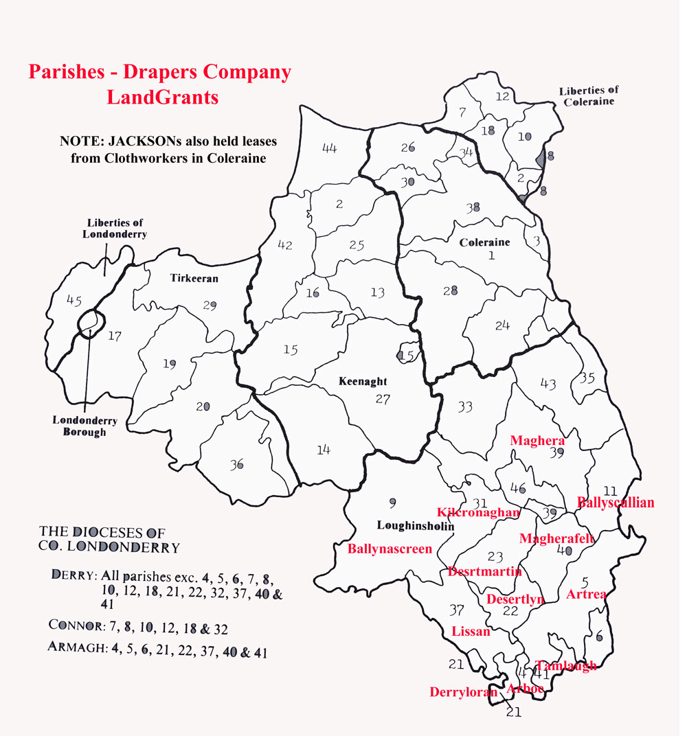 Londonderry Drapers Parishes