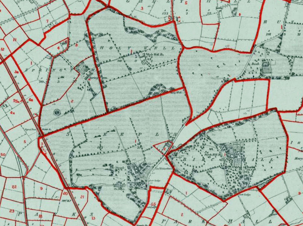 Steeple and adjacent townlands